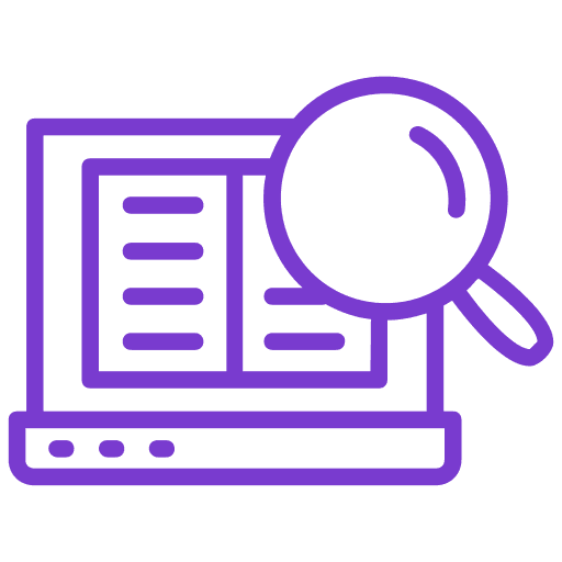 Ícone consultas personalizadas