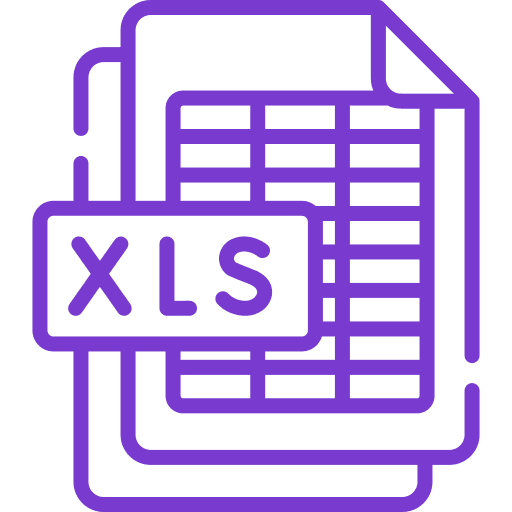 Ícone planilhas direcionadas