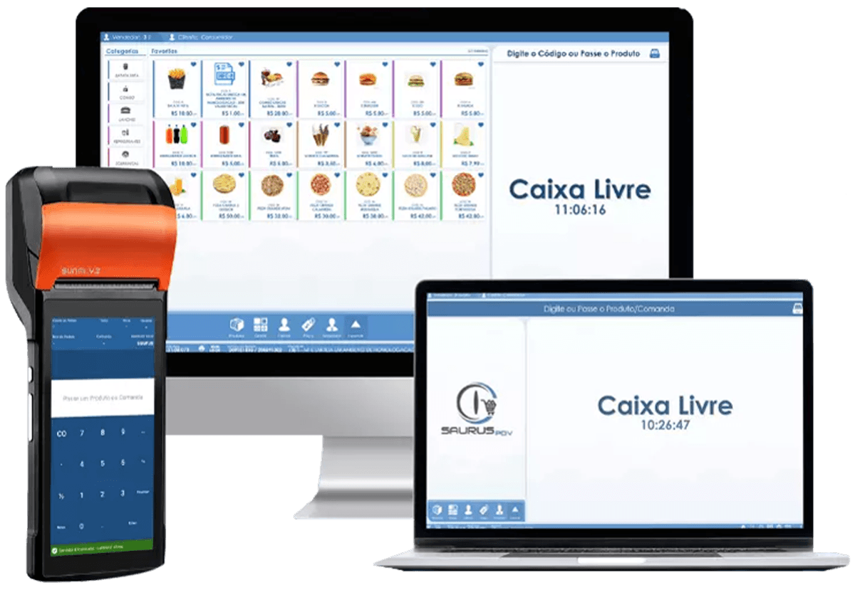 Demonstração saurus multidevice